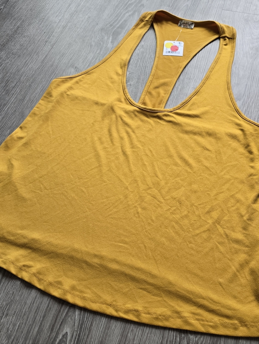 NWT Free People Intimately Scoop Neck Racerback Tank Top Oversized Size Small